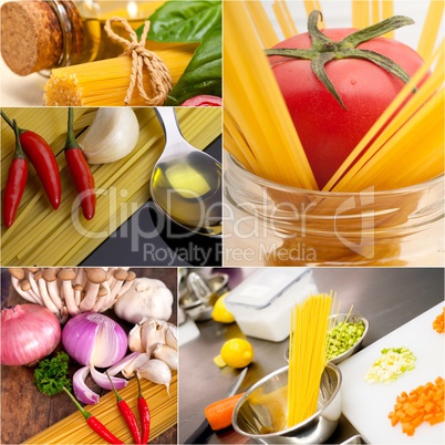 healthy Vegetarian vegan food collage