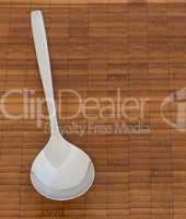 Spoon on a wooden surface