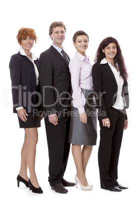 business team diversity happy isolated