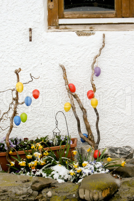 colorful easter eggs decoration outdoor colorful easter eggs decoration outdoor
