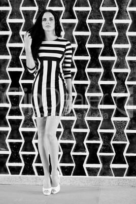 stripes in black and white