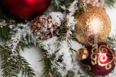 Several assorted Christmas ornaments