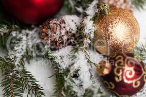 Several assorted Christmas ornaments