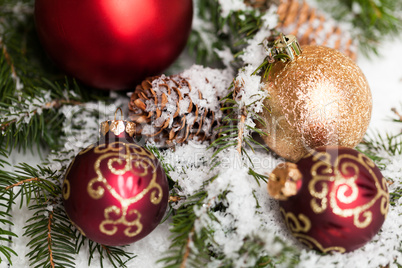 Several assorted Christmas ornaments