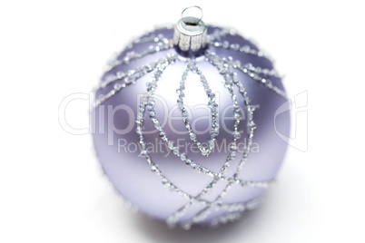 Glittery Christmas ornament ball