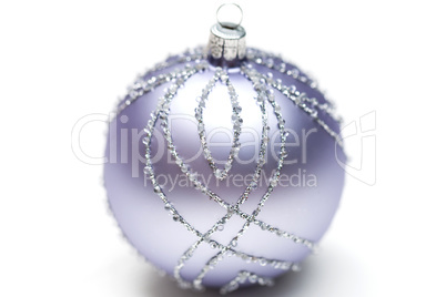 Glittery Christmas ornament ball