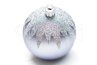 Glittery Christmas ornament ball