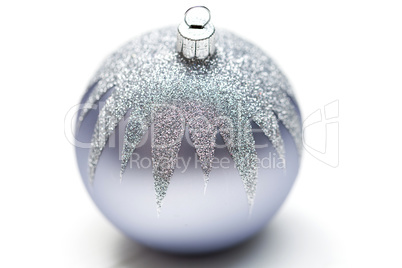 Glittery Christmas ornament ball