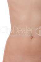 Toned slender female stomach or abdomen