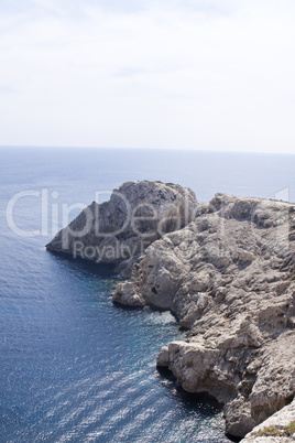 beautiful riffs rock stone sea ocean in summer