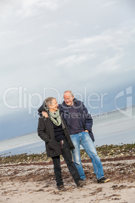 happy senior couple elderly people together outdoor