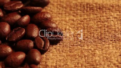 Coffee Beans and Burlap