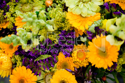 beautiful colorful collection of flowers spring summer celebration