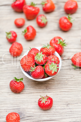 fresh tasty sweet strawberries macro closeup garden outdoor