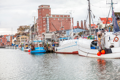 Fishing boat in harbour