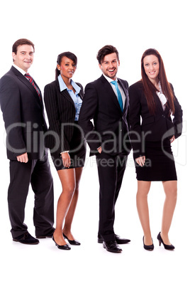 business team diversity happy isolated