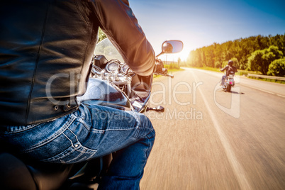 Bikers First-person view