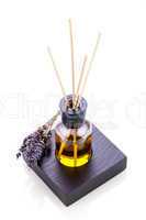 aromatic lavender oil fragrant object isolated