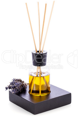 aromatic lavender oil fragrant object isolated