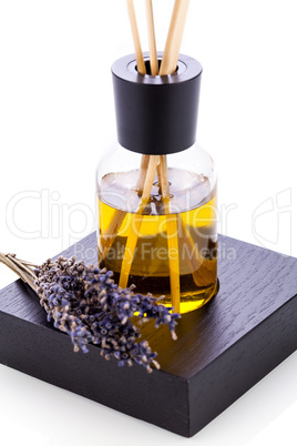 aromatic lavender oil fragrant object isolated