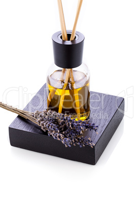 aromatic lavender oil fragrant object isolated