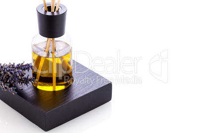 aromatic lavender oil fragrant object isolated