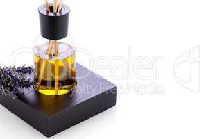 aromatic lavender oil fragrant object isolated