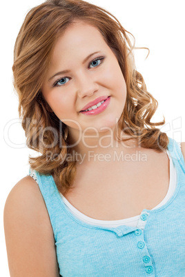 Natural portrait of a pretty young woman
