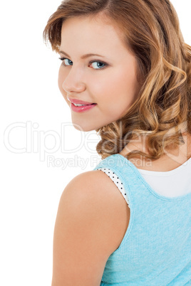 Natural portrait of a pretty young woman