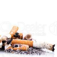 stop smoking cigarettes isolated
