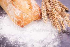 tasty fresh baked bread bun baguette natural food