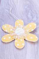 Pretty pastel polka dot flower gift tag