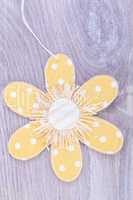 Pretty pastel polka dot flower gift tag