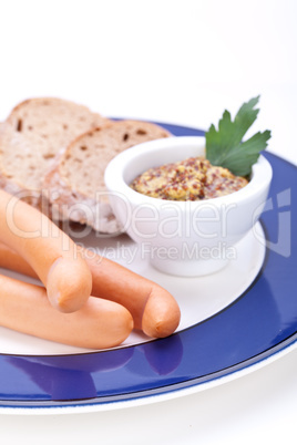 Frankfurters or Wiener sausages