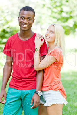 young couple in love summertime fun happiness romance