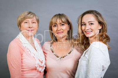 Three generations with a striking resemblance