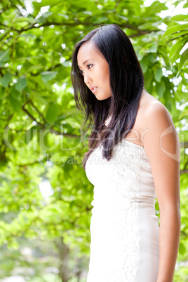 attractive young asian woman beauty portrait