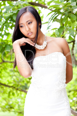 attractive young asian woman beauty portrait