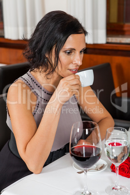 Waiter happily accommodating couple