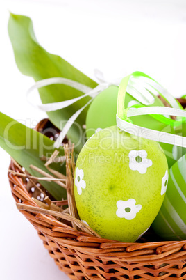 beautiful easter egg decoration colorfull eggs seasonal pastel