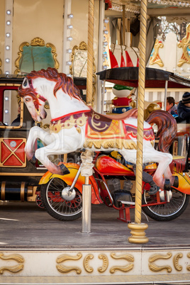 Ornate carousel or merry-go-round