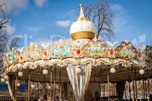 Ornate carousel or merry-go-round