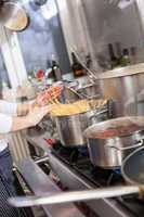 Neat interior of a commercial kitchen