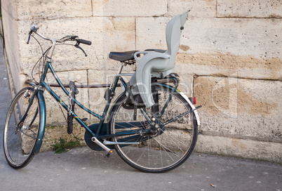 Bicycle with a child seat