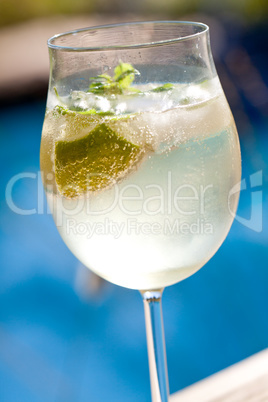 hugo prosecco elderflower soda ice summer drink