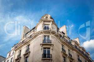 Exterior of a historical townhouse in Paris