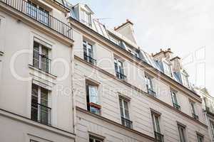 Exterior of a historical townhouse in Paris