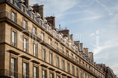 Exterior of a historical townhouse in Paris