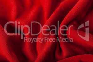 Abstract background of luxurious red fabric