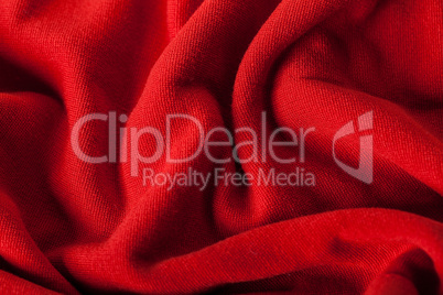Abstract background of luxurious red fabric